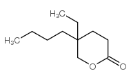 5-丁基-5-乙基四氢-2H-吡喃-2-酮(9CI)结构式