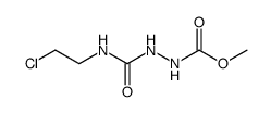 methyl 2-((2-chloroethyl)carbamoyl)hydrazinecarboxylate Structure