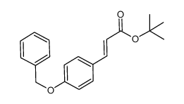 (E)-tert-butyl 3-(4-(benzyloxy)phenyl)acrylate Structure