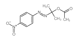 2-Propanol,2-[(4-nitrophenyl)azo]-, acetate (ester) (9CI) Structure