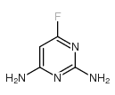 2,4-二氨基-6-氟嘧啶结构式
