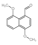 4,8-二甲氧基-萘-1-甲醛结构式