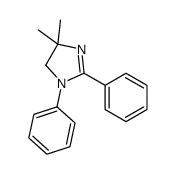 5,5-dimethyl-2,3-diphenyl-4H-imidazole结构式