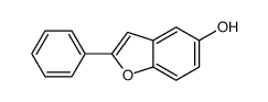 2-phenyl-1-benzofuran-5-ol结构式