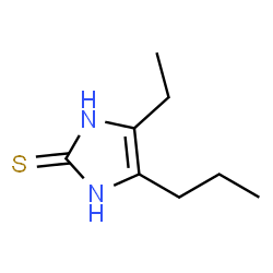 2-Imidazolethiol,4(or 5)-ethyl-5(or 4)-propyl- (5CI)结构式