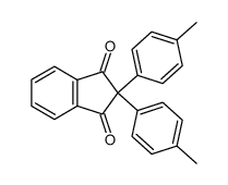 2,2-Di-p-tolyl-indan-1,3-dion结构式