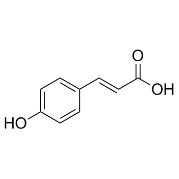 p-Hydroxy-cinnamic acid structure