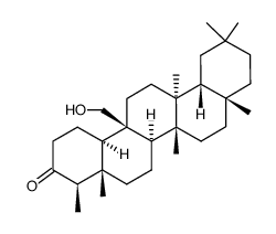 25-hydroxy-3-oxo-D:A-friedooleanane Structure