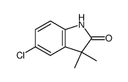 5-chloro-3,3-dimethylindolin-2-one结构式