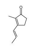 2-methyl-3-(trans-1-propenyl)-2-cyclopentenone Structure