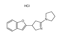4'-Benzofuran-2-yl-2,3,4,5,4',5'-hexahydro-3'H-[1,2']bipyrrolyl; hydrochloride Structure