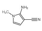 2-氨基-1-甲基-1H-吡咯-3-甲腈结构式