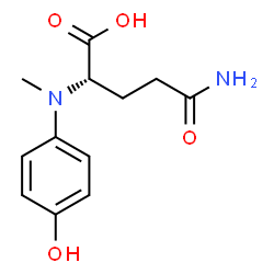 N(2)-methyl-gamma-L-glutaminyl-4-hydroxybenzene结构式