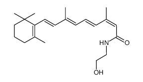 13-cis-N-(2-Hydroxyethyl)retinamide结构式