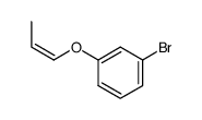 (Z)-1-bromo-3-(prop-1-en-1-yloxy)benzene结构式
