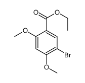 5-溴-2,4-二甲氧基苯甲酸乙酯结构式