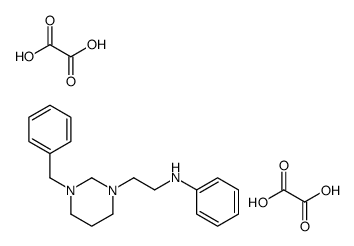 N-[2-(3-benzyl-1,3-diazinan-1-yl)ethyl]aniline,oxalic acid Structure