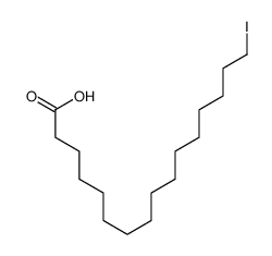 16-iodohexadecanoic acid结构式