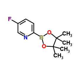5-氟-2-吡啶硼酸频哪醇酯结构式