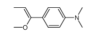 4-(1-methoxyprop-1-en-1-yl)-N,N-dimethylaniline结构式