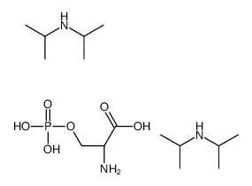 (2S)-2-amino-3-phosphonooxypropanoic acid,N-propan-2-ylpropan-2-amine结构式