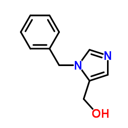 (1-Benzyl-1H-imidazol-5-yl)methanol Structure