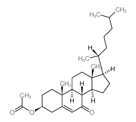 7-Oxo Cholesterol 3-Acetate Structure