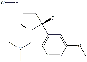 (2S,3R)-1-(二甲基氨基)-3-(3-甲氧基苯基)-2-甲基戊-3-醇盐酸盐结构式