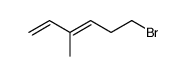 1-bromo-4-methylhexa-3,5-diene结构式