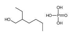2-ethylhexan-1-ol,phosphoric acid Structure