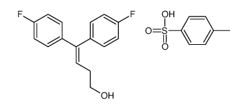 4,4-bis(4-fluorophenyl)but-3-en-1-ol,4-methylbenzenesulfonic acid Structure