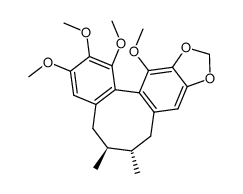 (-)-gomisin L1 methyl ether结构式