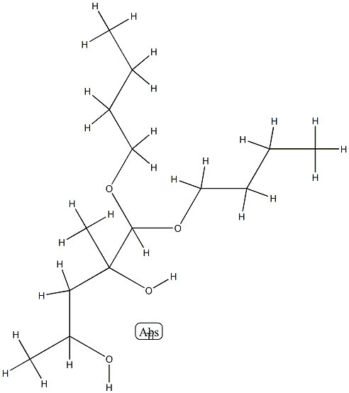 dibutoxy[2-methylpentane-2,4-diolato(2-)-O,O']titanium结构式