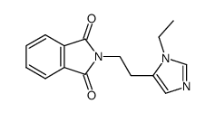 2-[2-(3-ethyl-3H-imidazol-4-yl)-ethyl]-isoindole-1,3-dione Structure