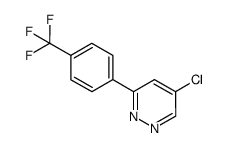 5-chloro-3-(4-(trifluoromethyl)phenyl)pyridazine结构式