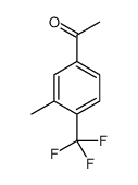 1-[3-methyl-4-(trifluoromethyl)phenyl]ethanone结构式