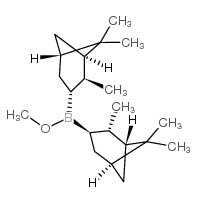 (+)-B-甲氧基二异松莰基硼烷结构式