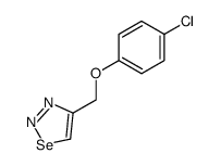 4-p-chlorophenoxymethyl-1,2,3-selenadiazole结构式