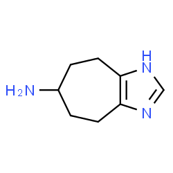 Cycloheptimidazole,6-amino-1,4,5,6,7,8-hexahydro- (5CI) Structure
