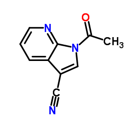 1-Acetyl-1H-pyrrolo[2,3-b]pyridine-3-carbonitrile Structure