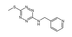 1,2,4,5-Tetrazin-3-amine, 6-(methylthio)-N-(3-pyridinylmethyl) Structure