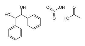 acetic acid,1,2-diphenylethane-1,2-diol,nitric acid结构式