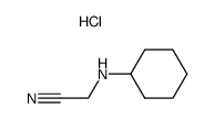 2-cyclohexylaminoacetonitrile hydrochloride Structure