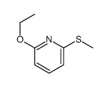 2-ethoxy-6-methylsulfanylpyridine结构式