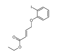 ethyl 4-(2-iodophenoxy)but-2-enoate结构式