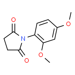 1-(2,4-DIMETHOXYPHENYL)DIHYDRO-1H-PYRROLE-2,5-DIONE结构式