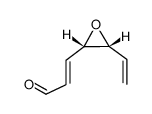 4,5-cis-epoxy-2(E),6-heptadienal Structure