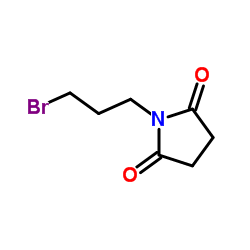 1-(3-溴丙基)吡咯烷-2,5-二酮结构式