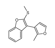 3-(2-methylfuran-3-yl)-2-methylsulfanyl-1-benzofuran Structure