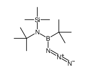 N-[azido(tert-butyl)boranyl]-2-methyl-N-trimethylsilylpropan-2-amine结构式